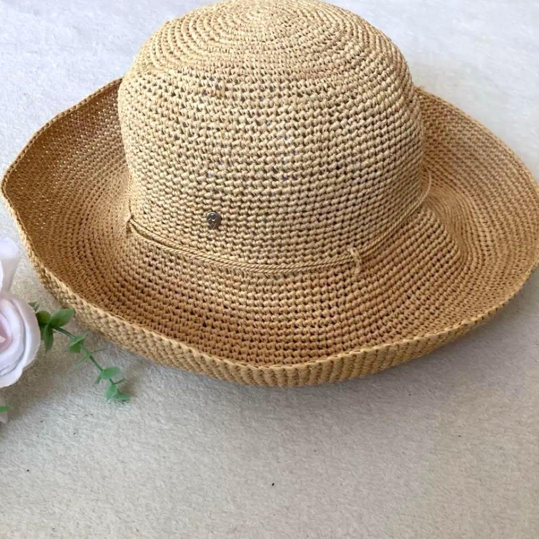 pucci 様HELEN KAMINSKI ストローハット 麦わら帽子 つば広め