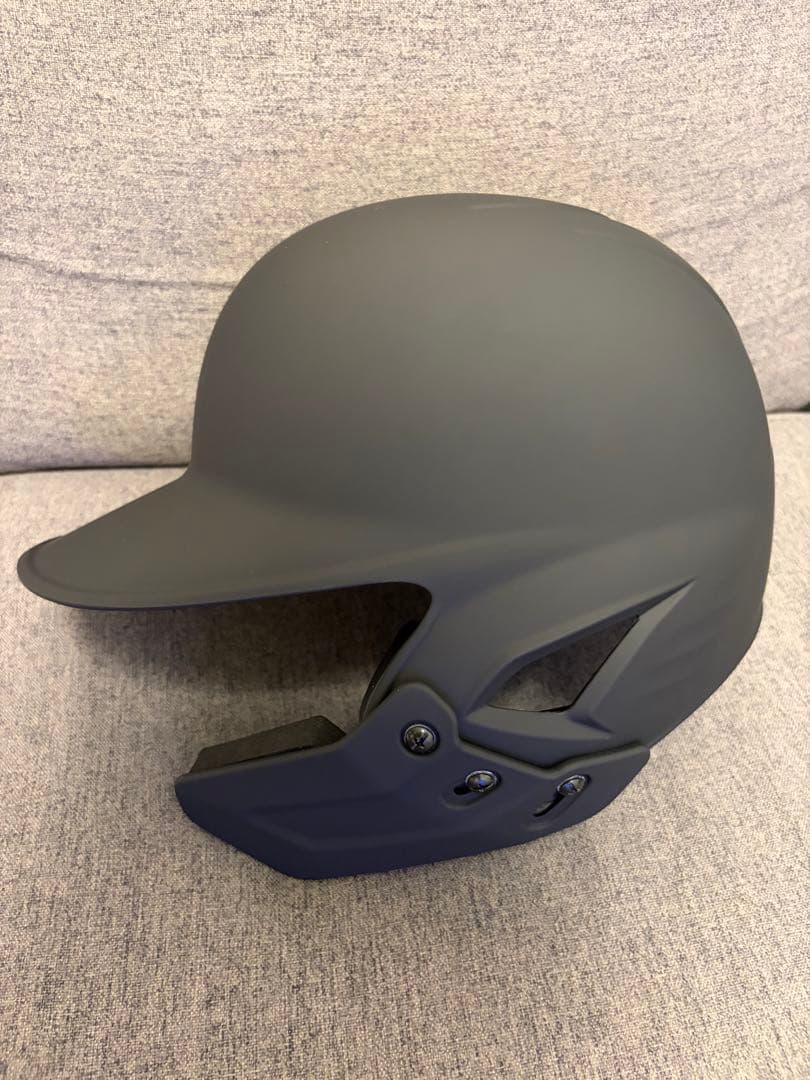 ZETT J.S.B.B ヘルメット 艶消しフェイスガード付き　片耳