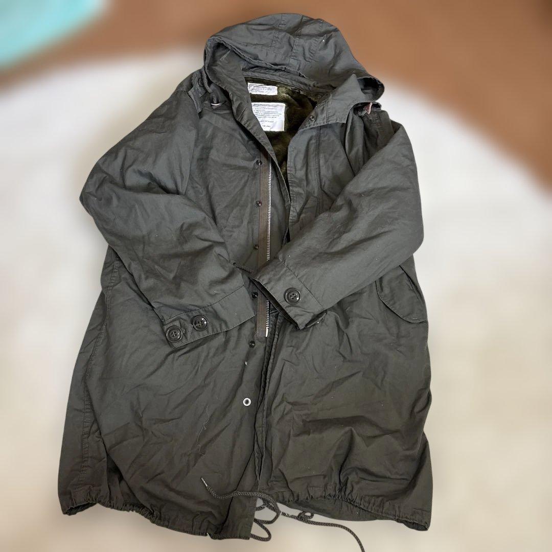 【M-51】 HOUSTON ヒューストン ライナー付 モッズコート 青島コート