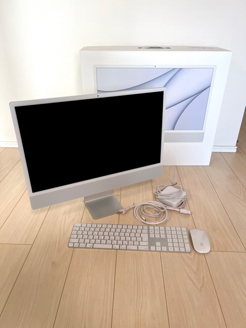 iMac 24インチ (M1, 2021) シルバー メモリ16GB 2TB