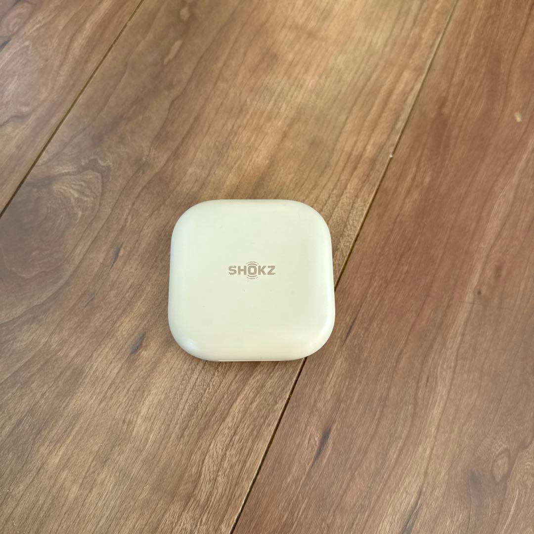 SHOKZ ワイヤレスイヤホン ホワイト　オープンフィット　openfit