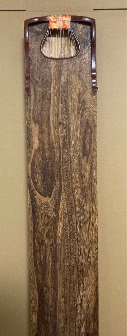 お箏　すだれ彫　蒔絵　付属品あり練習用　送料込