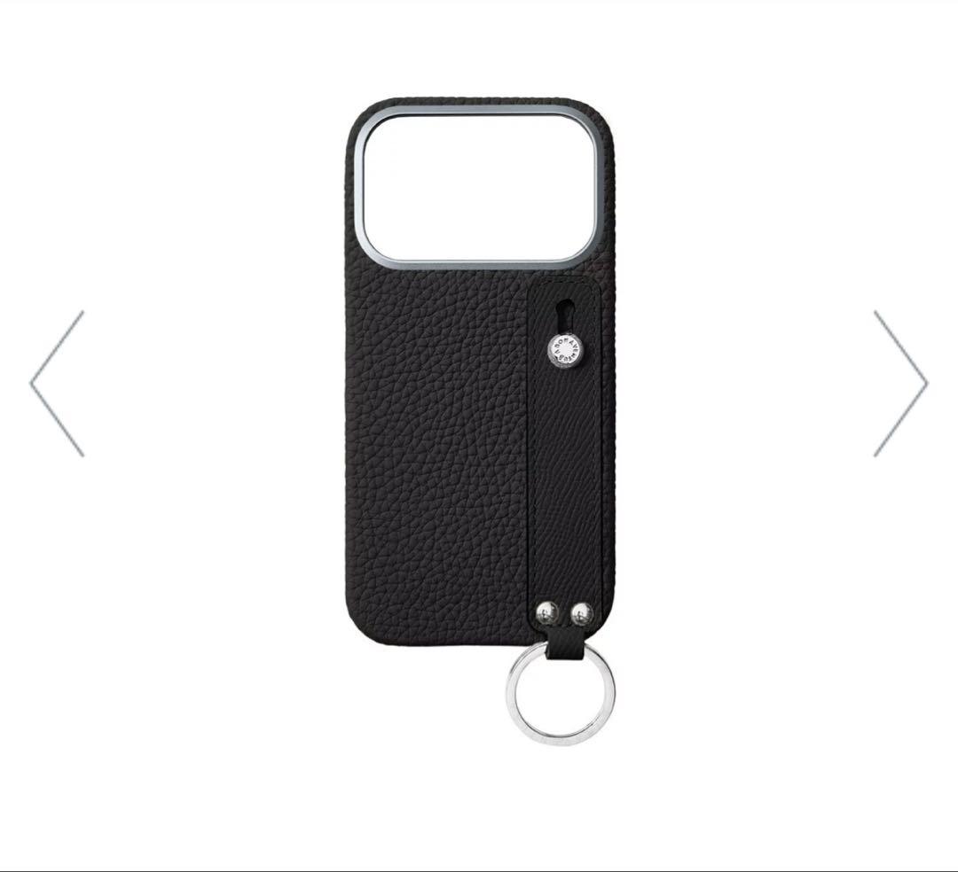 ボナベンチュラ　ブラック レザー iPhone17pro