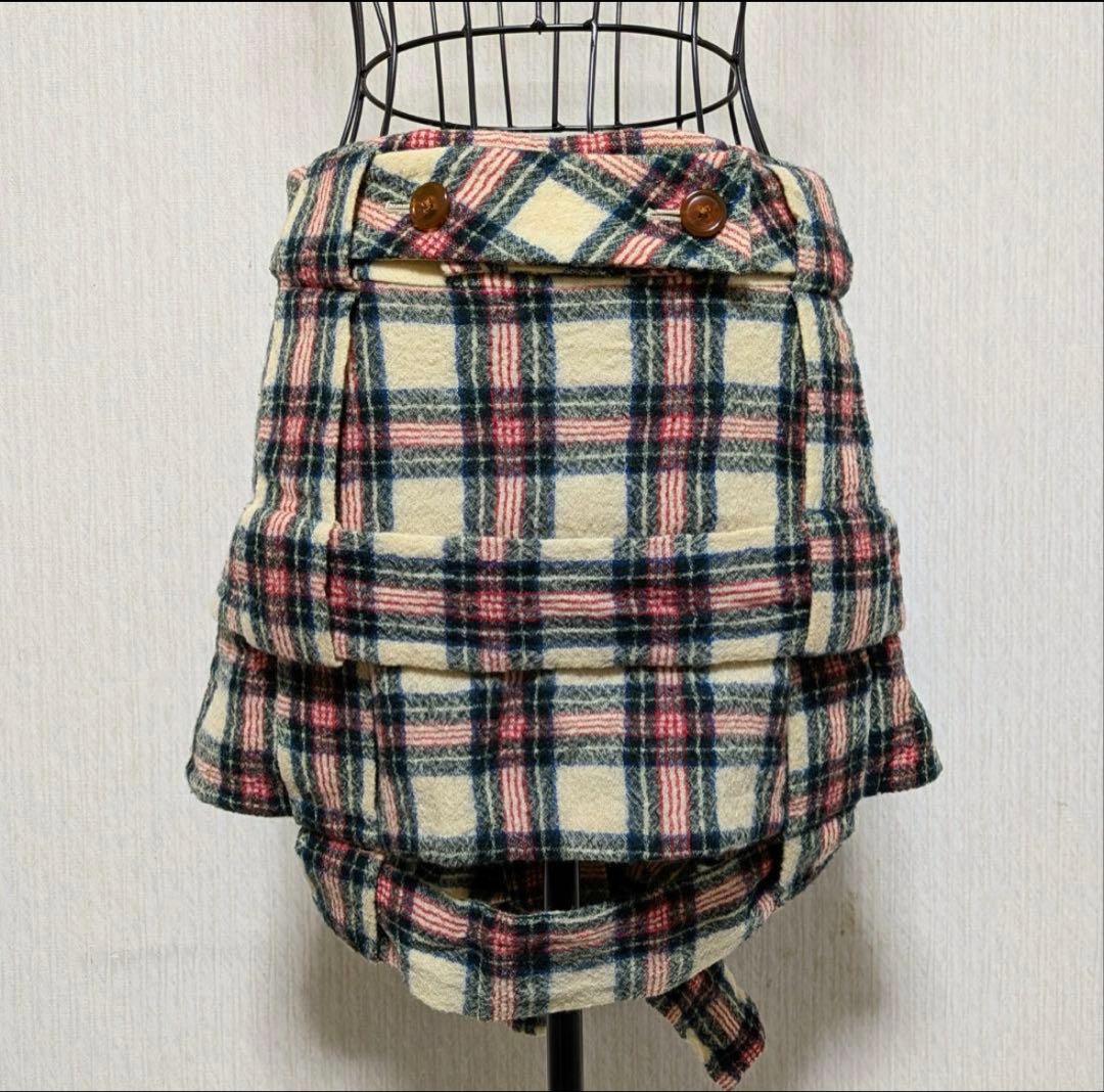 vivienne westwood ボンテージ タータンチェック柄 ミニスカート
