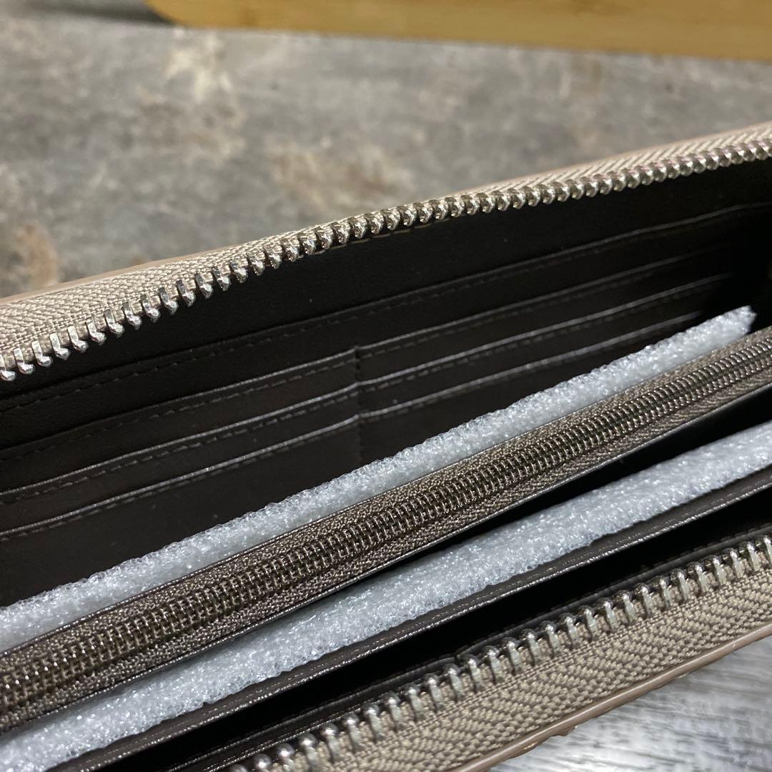 新品 RODANIA ロダニア マット カイマンワニ革 クロコダイル長財布 12