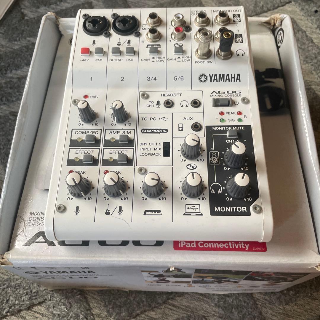 Yamaha AG06 USBミキシングコンソール