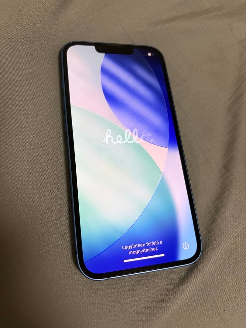 Apple iPhone 13 青色 充電ケーブル・iFaceのケースおまけ付き