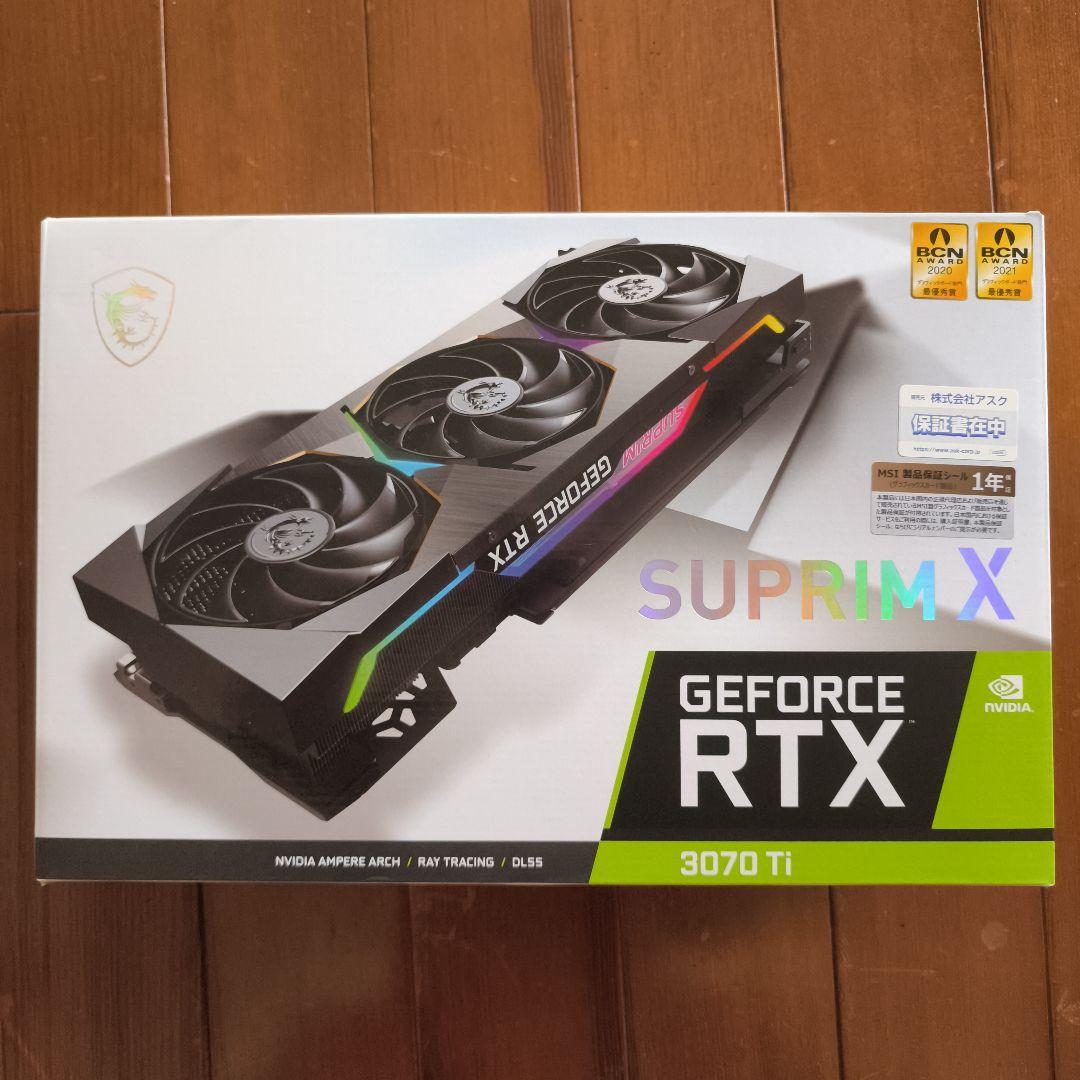 グラフィックボード・グラボ・ビデオカード MSI GeForce RTX 3070 Ti SUPRIM X