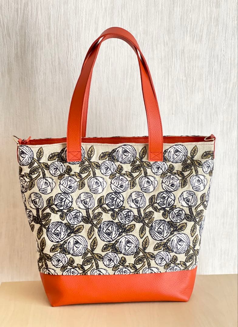 専用　ミナペルホネンrosy＆本革トートバッグ