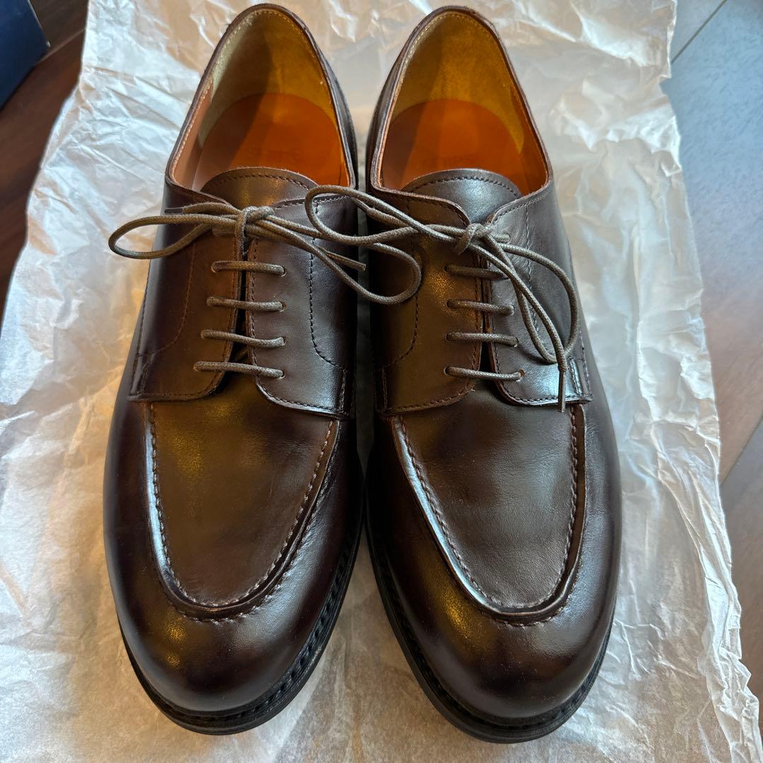 SHIPS オリジナル　Uチップシューズ(ブラウン)