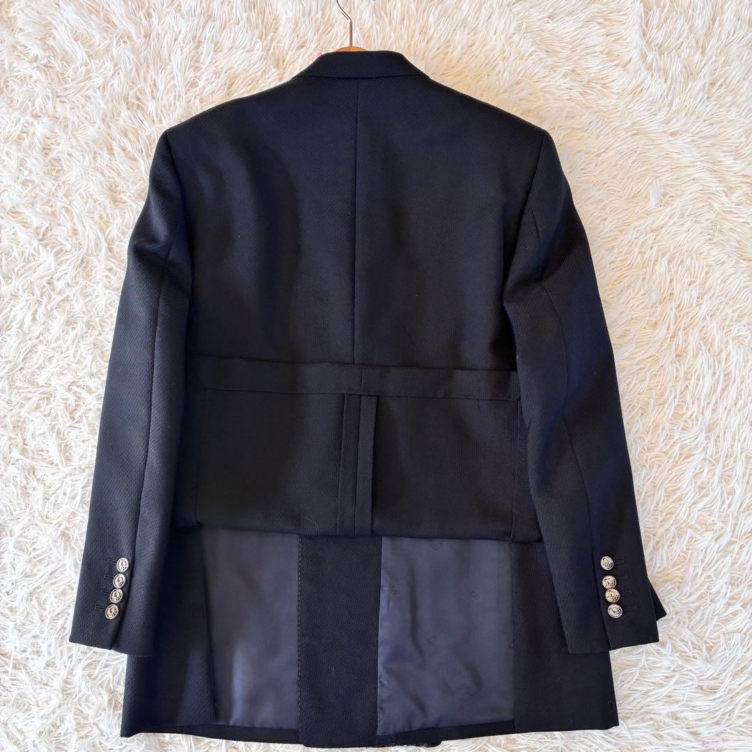 【美品】クリスチャンディオール　ムッシュ　ダブル ジャケット　モヘア　銀ボタン