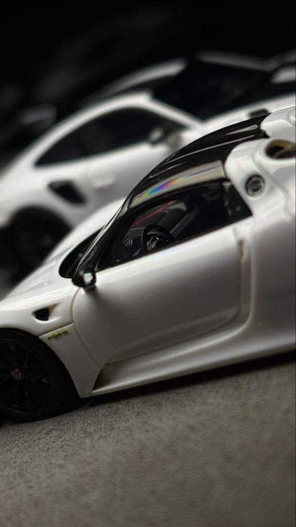 ⚠️専用品　世界限定199台　BCP×DMH 1/64 ポルシェ 918 ホワイト