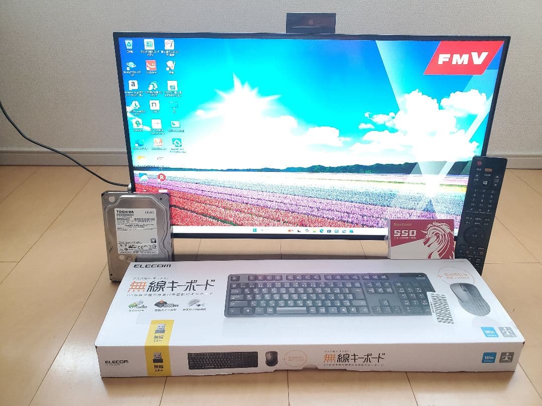 富士通/i7-7700HQ/SSD512GB/メモリ16GB/オフィス2024