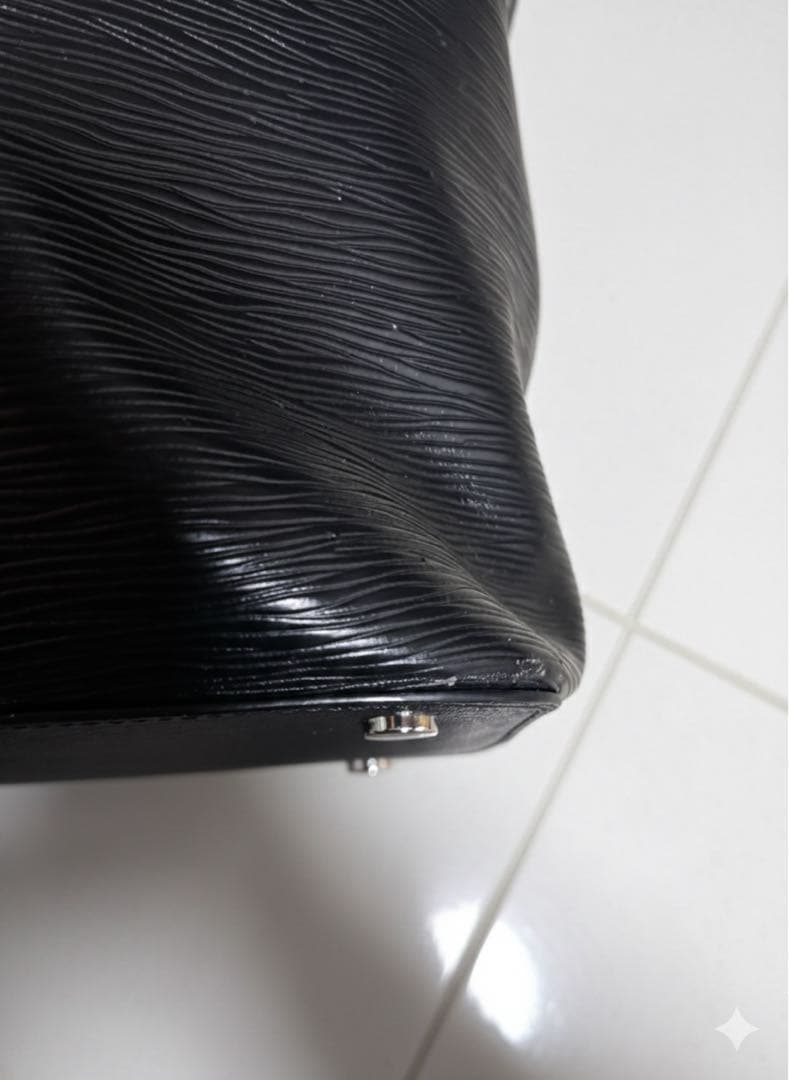 【美品】タケオキクチ 本革レザー　ブラック　水シボトートバッグ　ビジネスバッグ