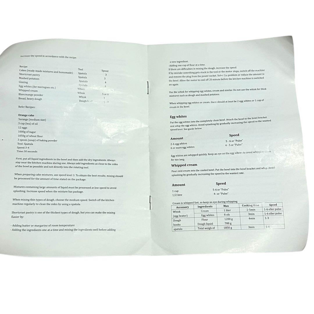 Biolo Mix スタンドミキサー　BM785 動作確認済み　取説付き