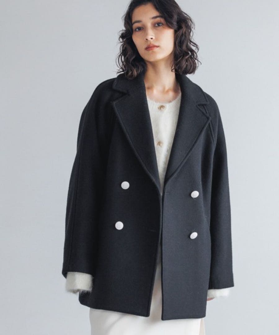 【A part by】スーパー100メルトンジャケットコート