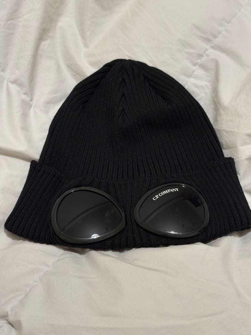 C.P. COMPANY シーピーカンパニーゴーグルビーニー ブラック