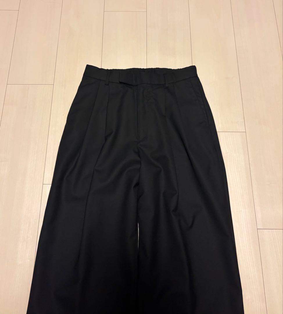 パンツ MARKAWEAR Two Tuck Wool slacks