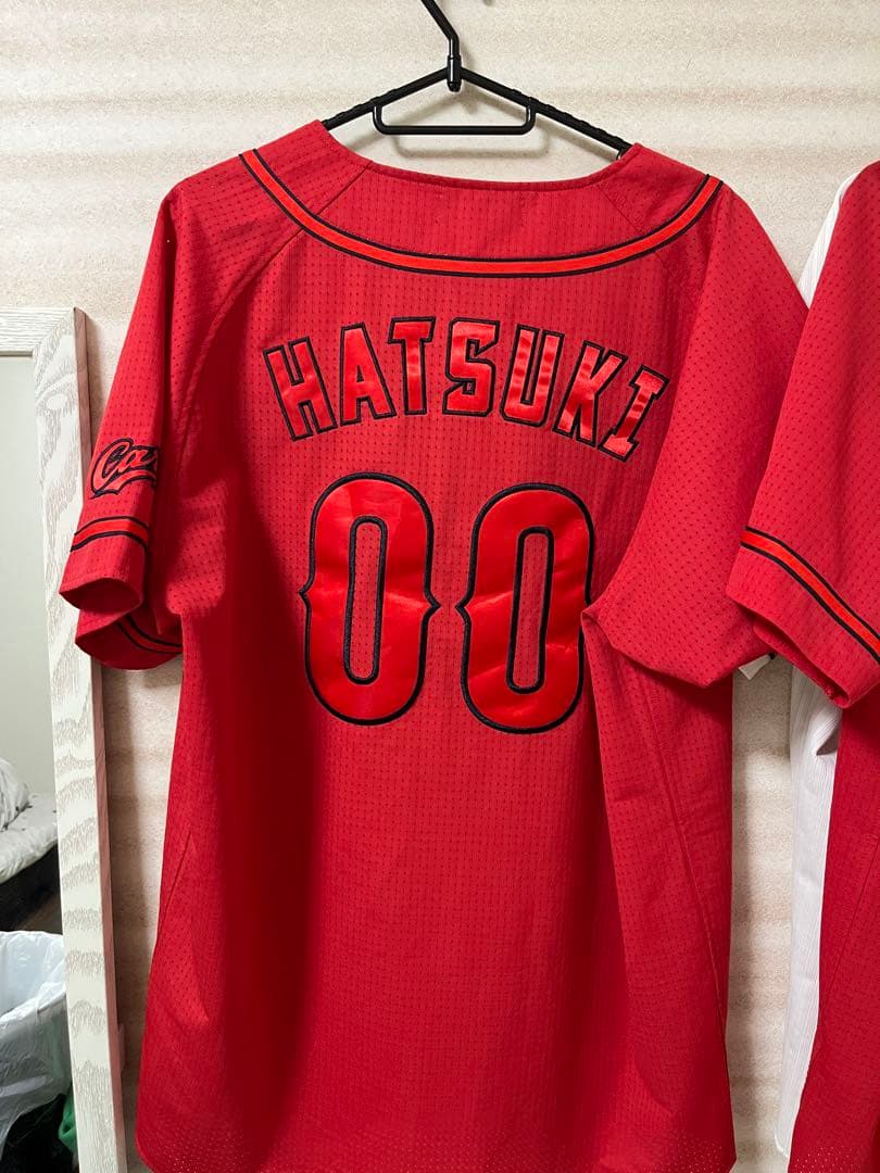 S*要様 広島東洋カープ　羽月隆太郎　ハイクオリティユニフォーム（ビジター）Lサ