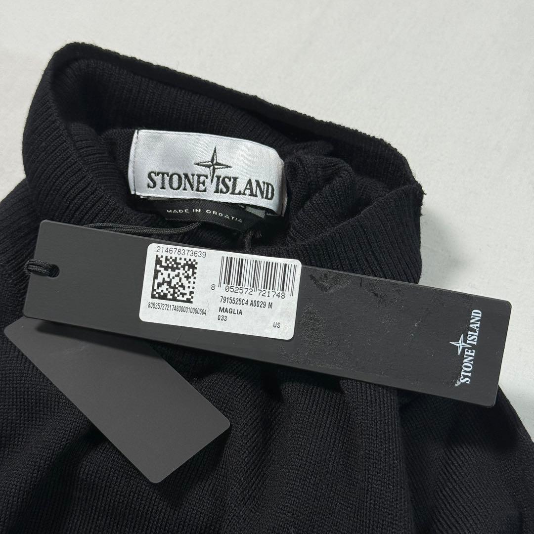 【定価7.4万】ストーンアイランド タートル ニット ブラック M 525C4