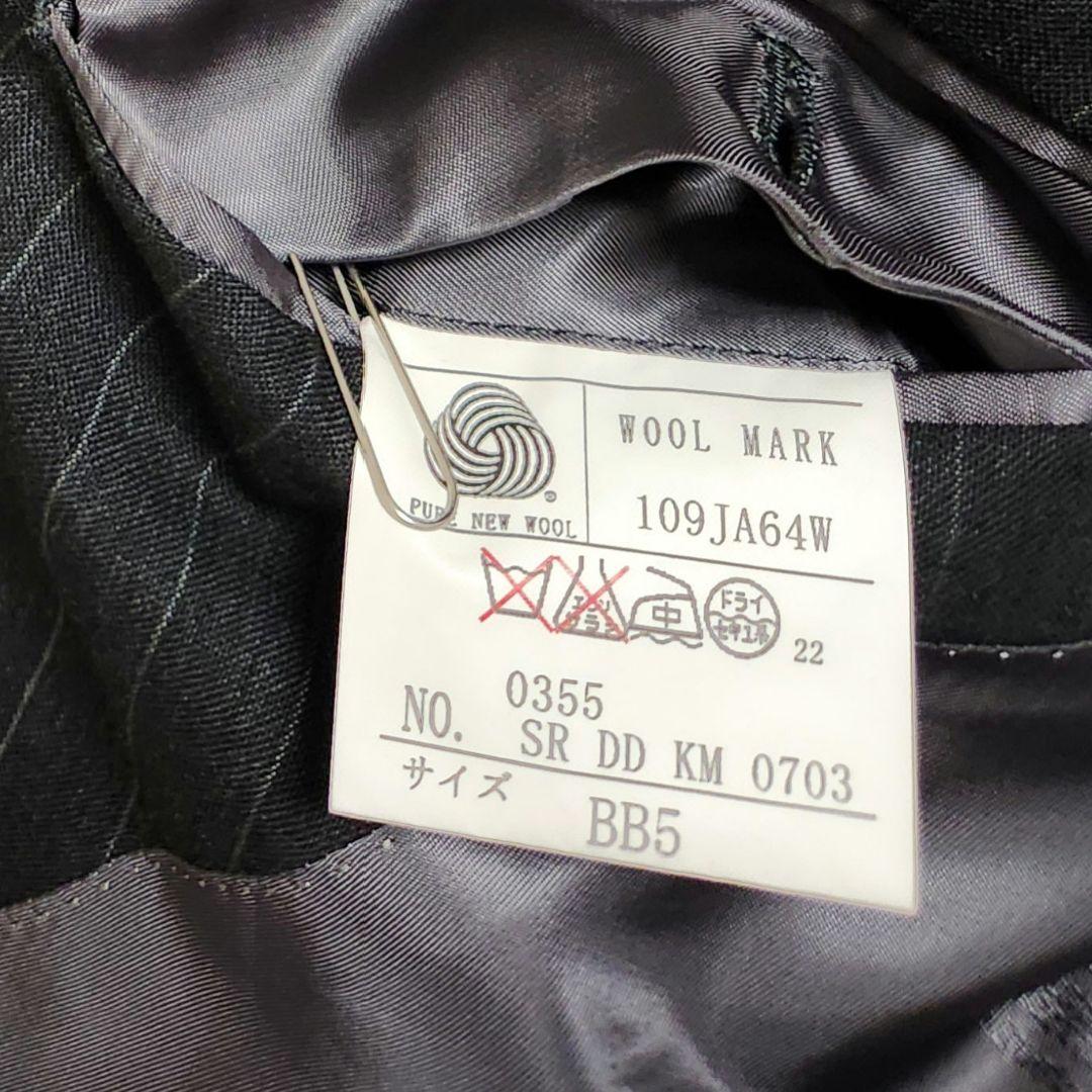 DAKS　LONDON　メンズスーツ　セットアップ　グレー　ストライプ　モヘア混