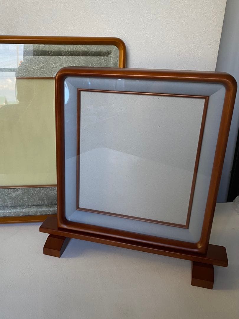 色紙額　硯屏　額縁　2つセット　高級　書道　未使用