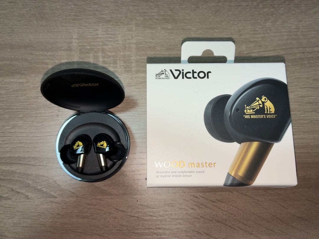 【美品】Victor WOOD master ワイヤレスイヤホン