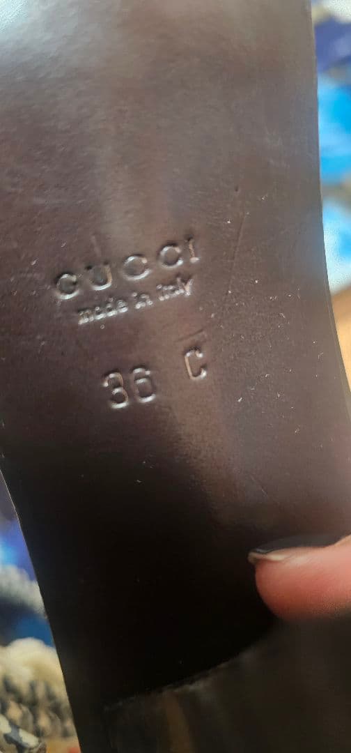 GUCCI ブラウン ミュール