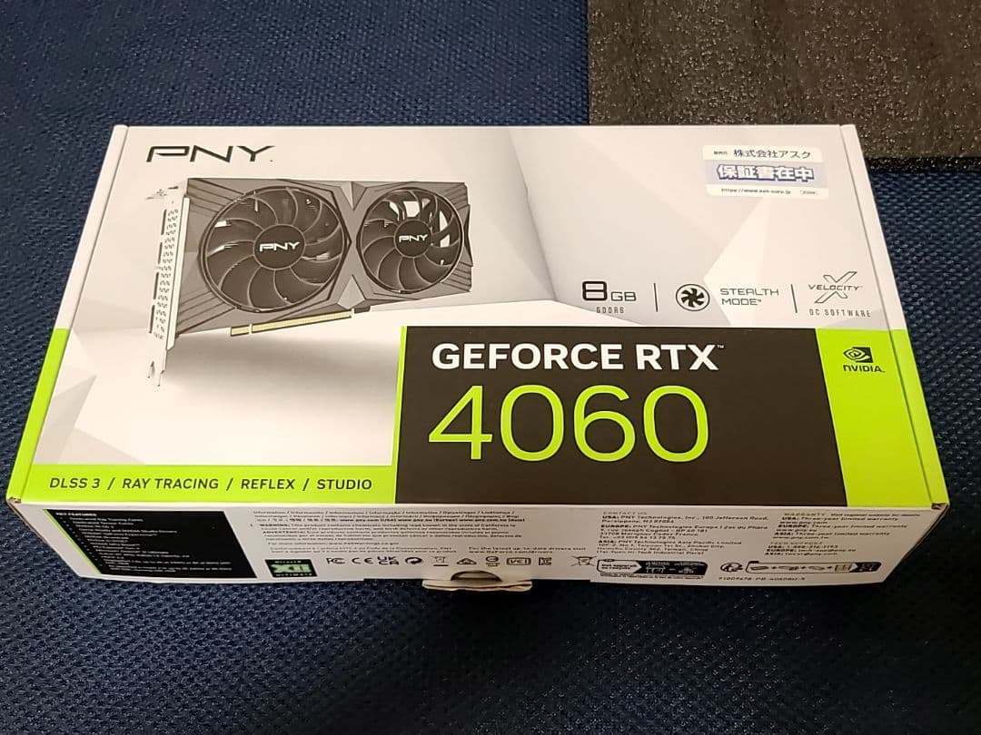 グラフィックボード・グラボ・ビデオカード PNY GeForce RTX 4060 8GB VERTO