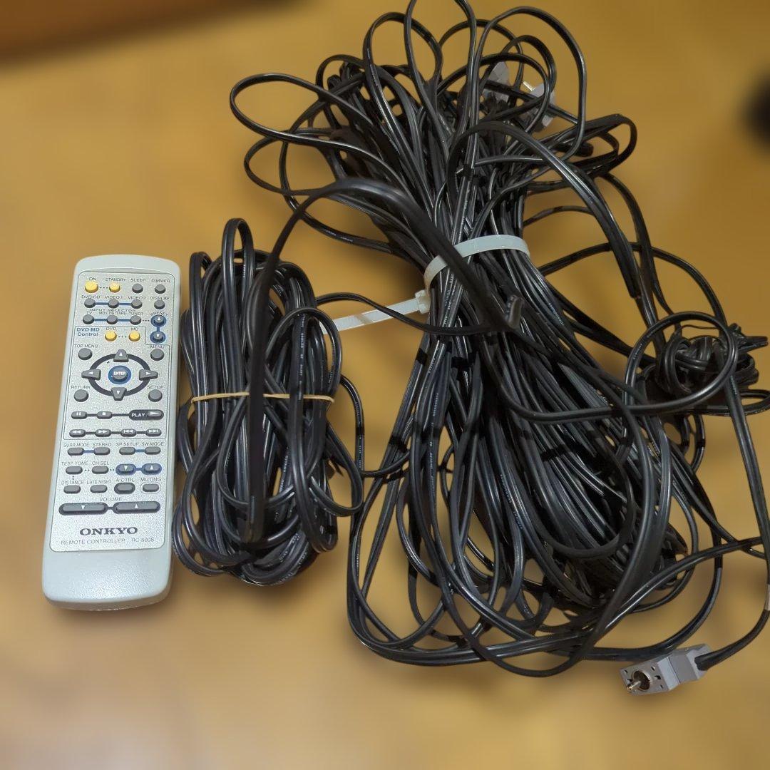BoseスピーカーとONKYO オンキョー アンプセット(20枚目延長コード?)