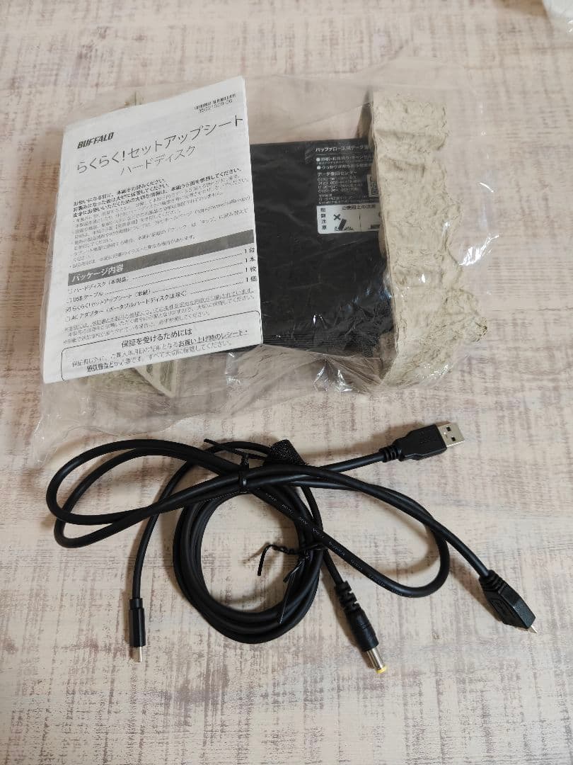 BUFFALO バッファロー 外付けHDD ６TB HD-EDS6U3-BC