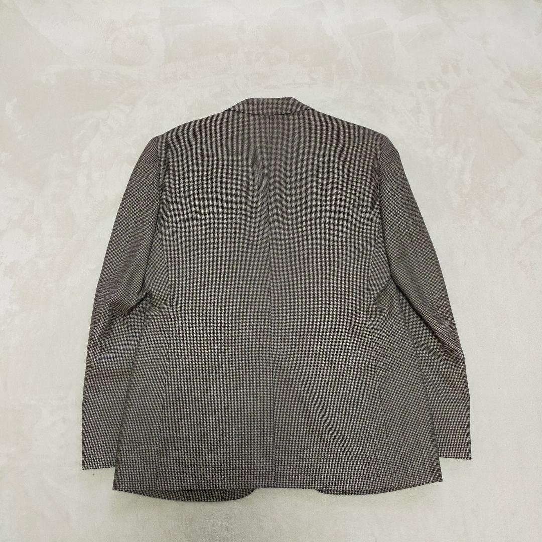 美品　SUIT SELECT　AB6　千鳥格子柄　起毛ウール　2つ釦スーツ