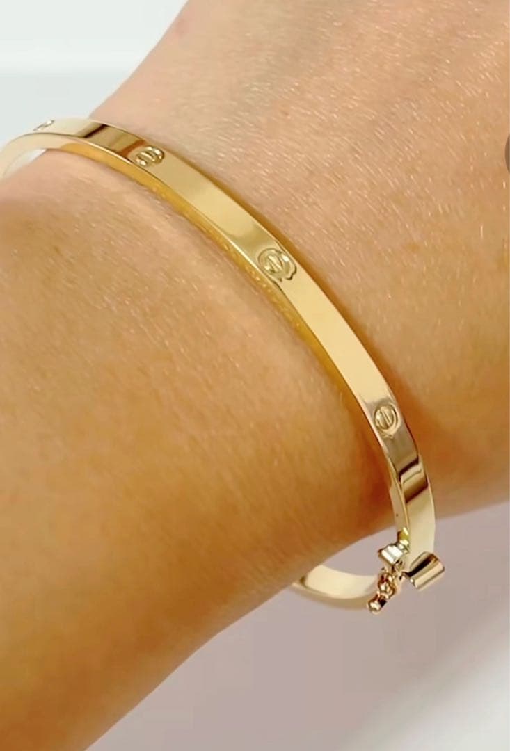 K18 バングルブレスレット