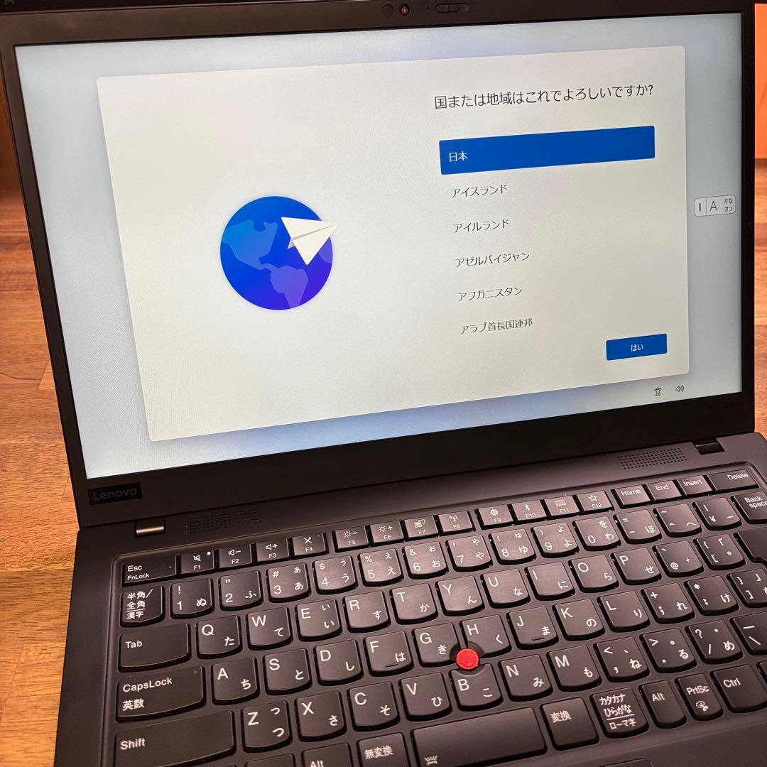 Windowsノート本体 Lenovo ThinkPad X1 Carbon Gen7