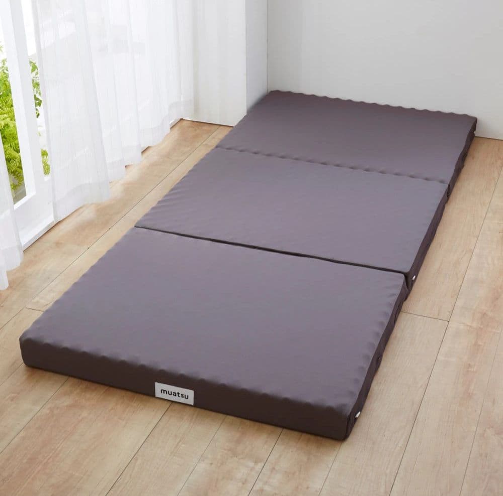ムアツ マットレス シングル 三つ折り 体圧分散 レギュラー