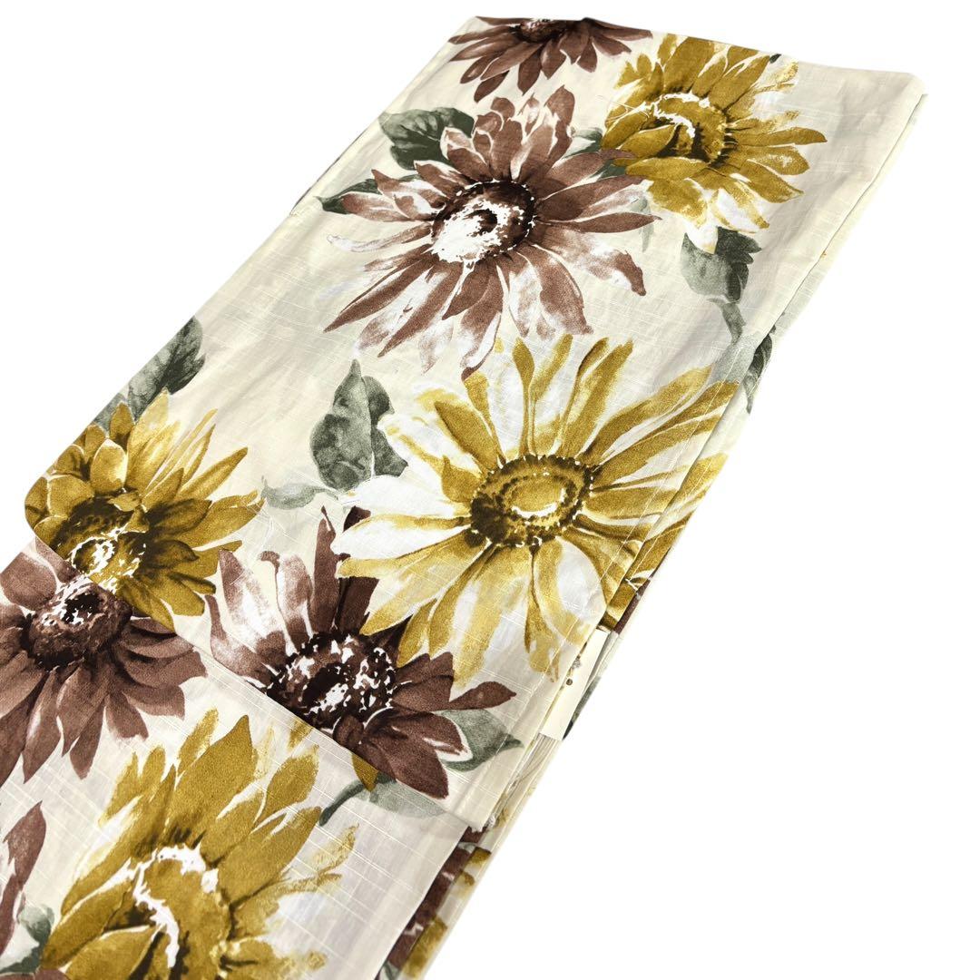 ゆかた　お仕立て上がり　プレタ　ひまわり　綿