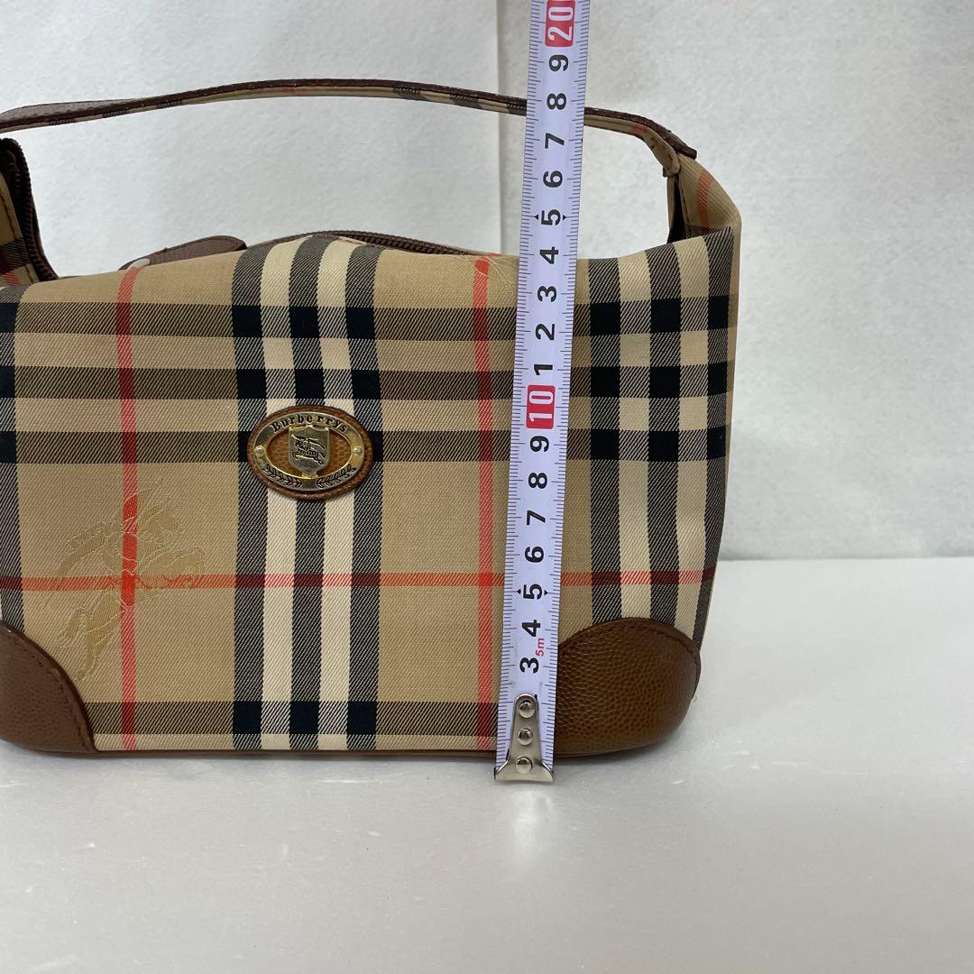 バーバリー ハンドバッグ ノバチェック シャドーホース キャンバス　トートバッグ