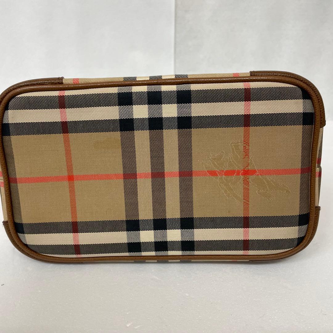 バーバリー ハンドバッグ ノバチェック シャドーホース キャンバス　トートバッグ