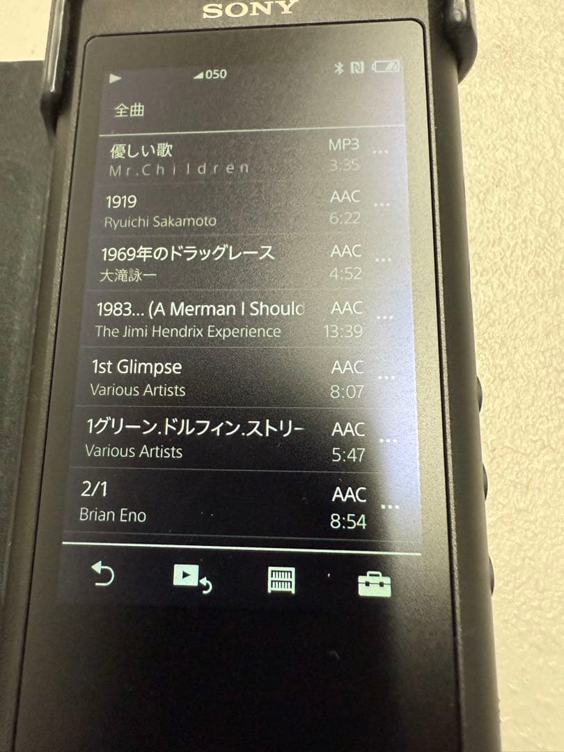 SONY NW-ZX300serieオーディオプレーヤー + 純正革ケース