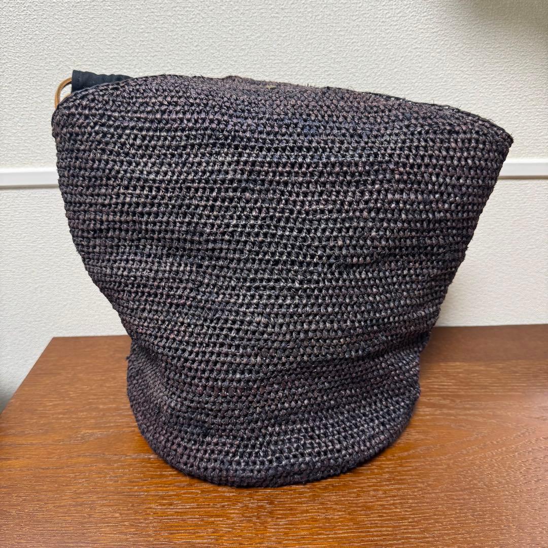 ヘレンカミンスキー　CARILLO　ラフィア　かごバッグ　ワンショルダー