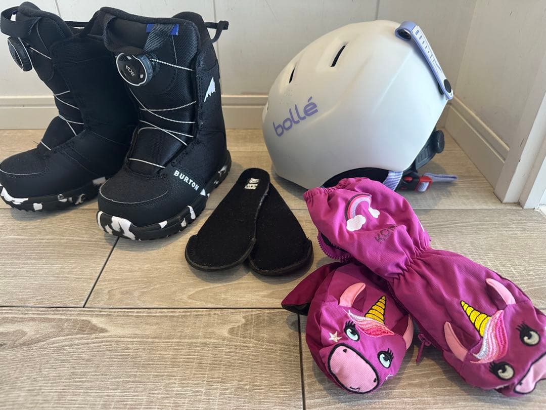 スノーヘルメット＆ブーツ＆グローブセット