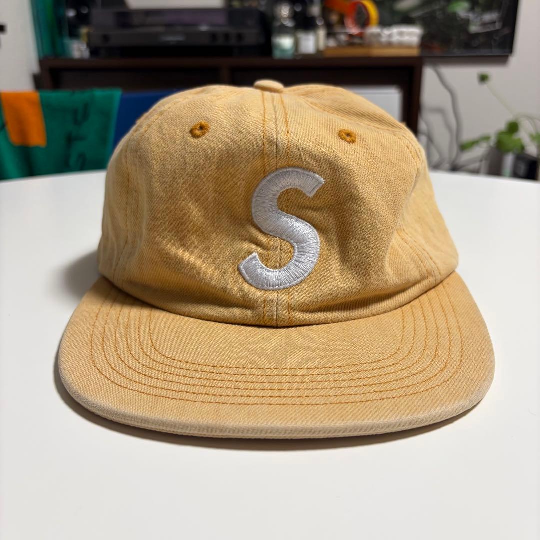 帽子 Supreme Washed Denim S Logo 6 Panel Cap