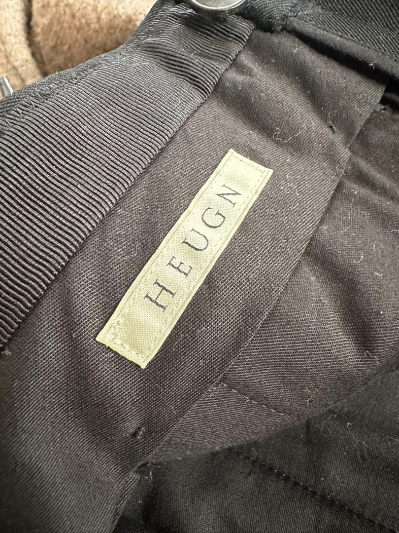 HEUGN e ウールギャバジン BLACK サイズ1