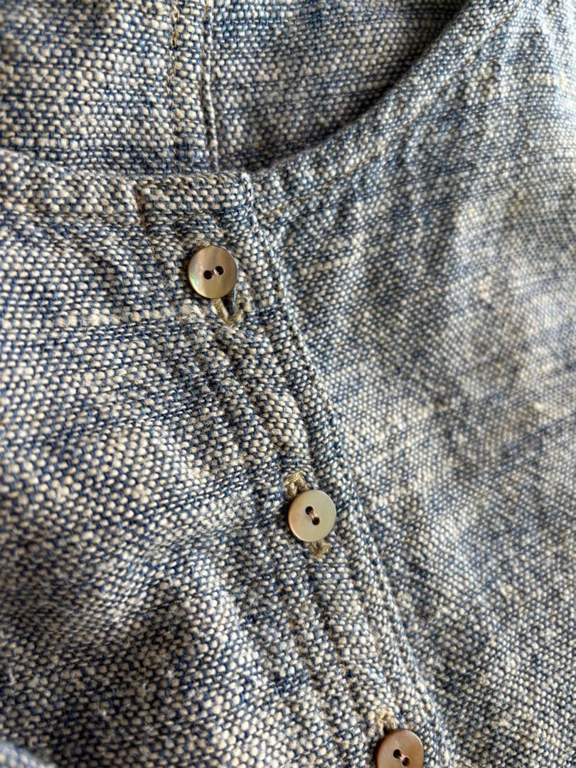 うさとの服　ウサト usaato トップス　シャツ　羽織り　上着　手織りコットン