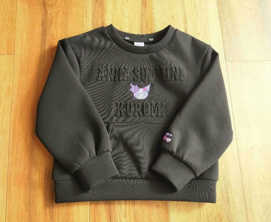 美品＊120 アナスイミニ　クロミトレーナー