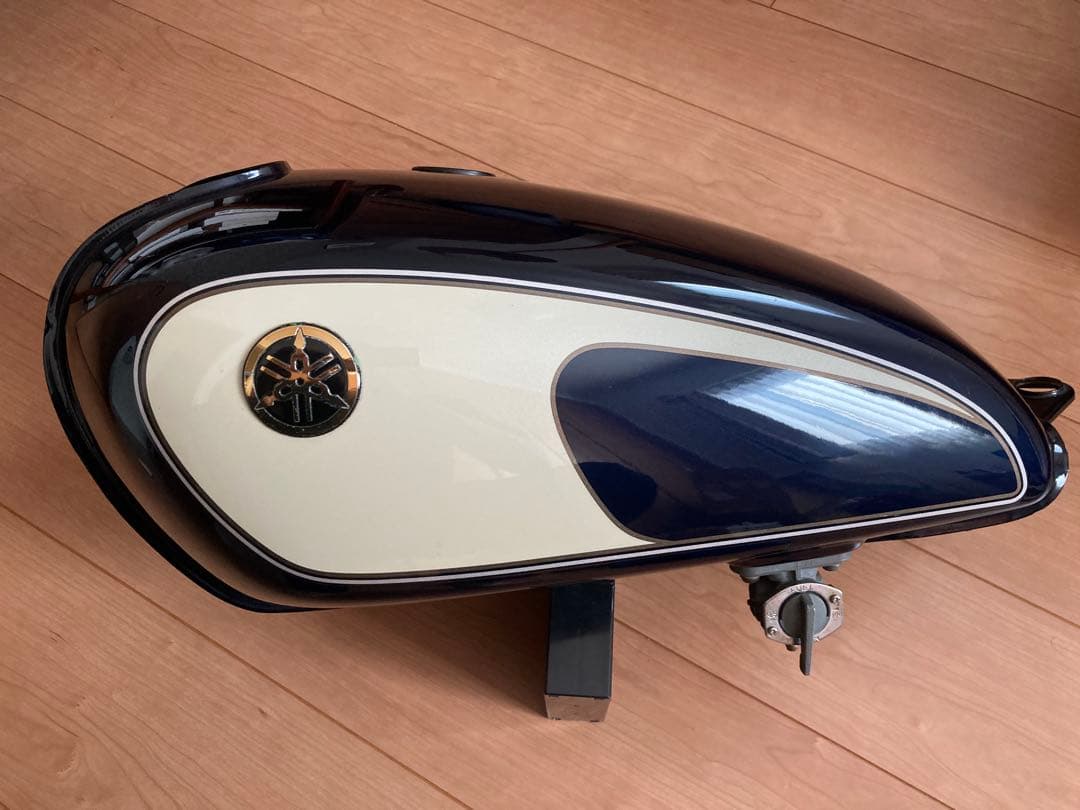 ヤマハ SR400 1JR 94年式 純正タンク ブルーイッシュブラック 紺