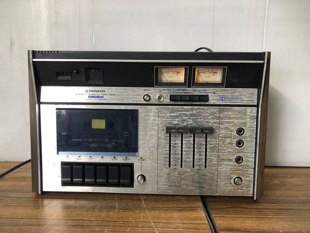 Pioneer CT-4040A カセットデッキ　レトロ