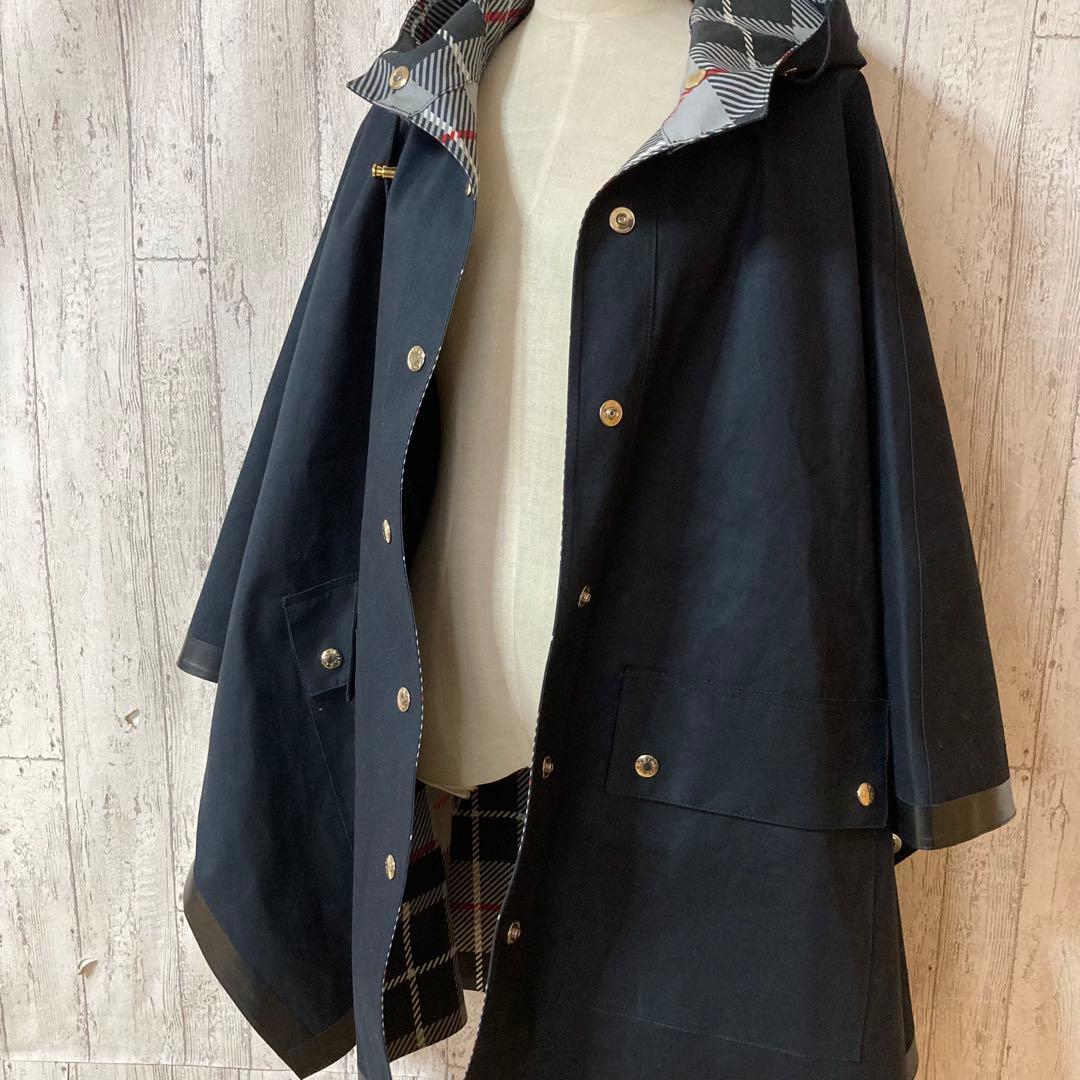 スコットランド製 MACKINTOSH LDS KITH ケープコート ポンチョ