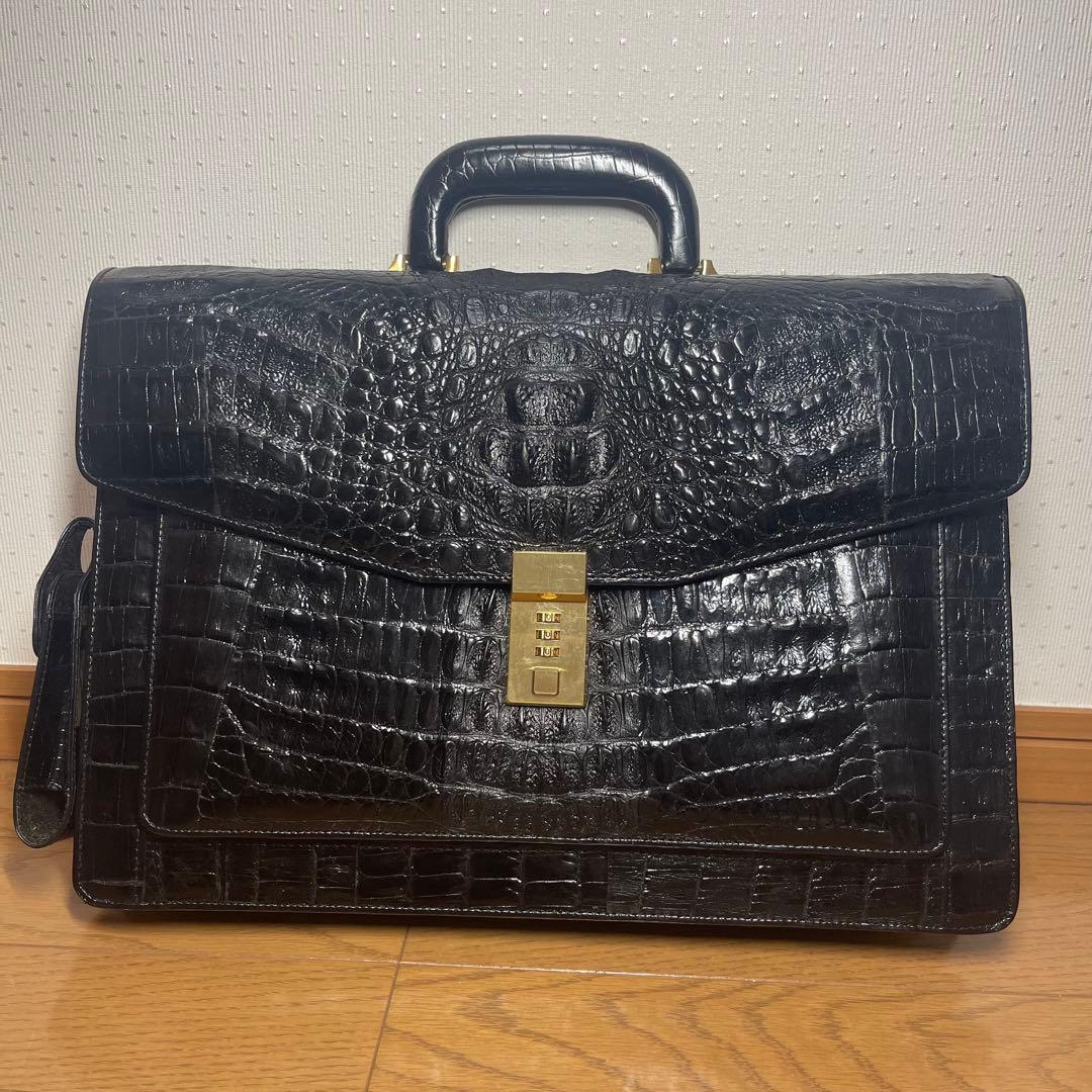 【激レア 本革】美品　REGARDE レガルデ ビジネスバッグ ダイヤル式