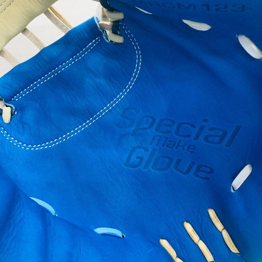 エスエスケイ　限定　軟式用　捕手用　カラフルミット　SMRCM123　型付け済み